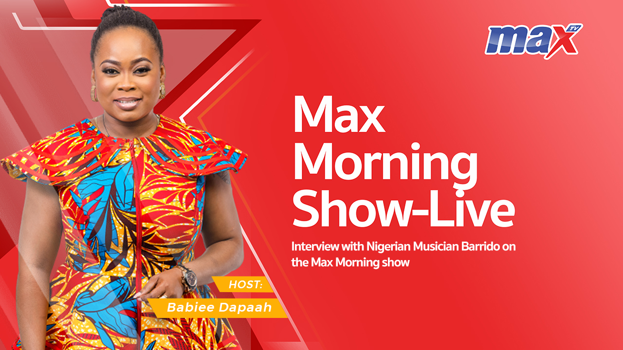 Interview with Nigerian Musician @Barrido on the Max Morning show